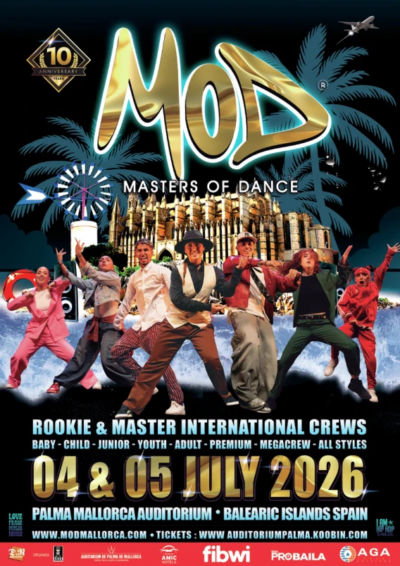 Cartel oficial Masters of Dance Mallorca — 10th Edition